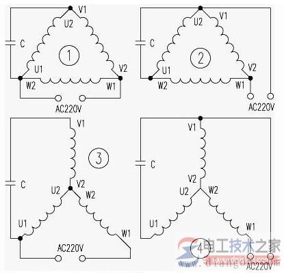 三相异步电动机改单相运行的三种方式